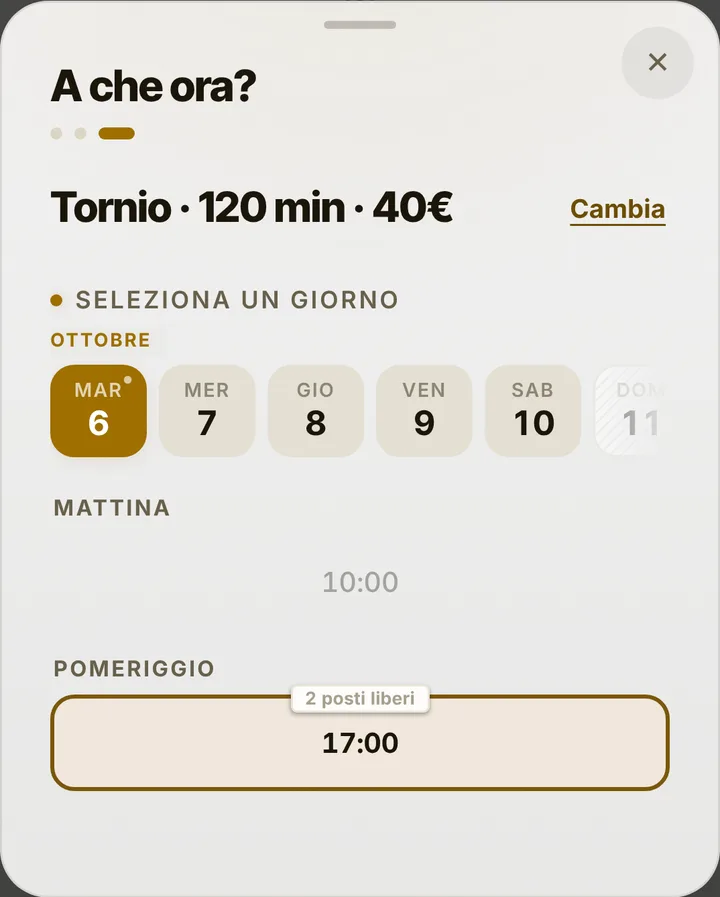 Gli orari liberi del giorno da Laboratorio Ceramica Terra