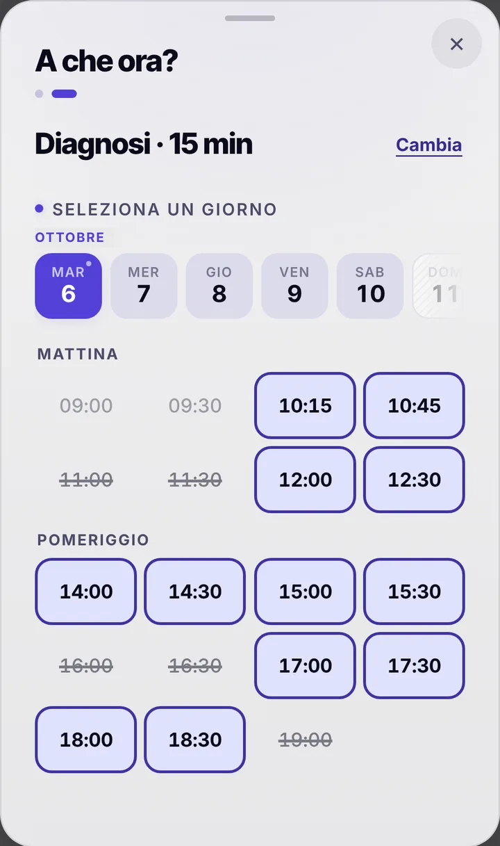Gli orari liberi del giorno da Smart Fix Riparazioni